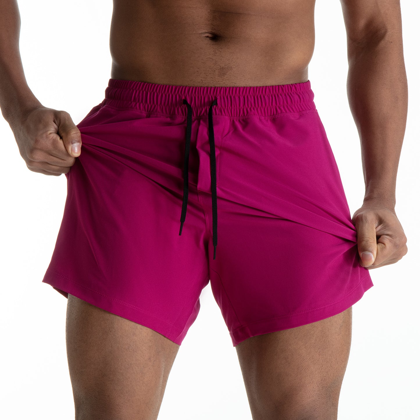Men's Exercise Mesh Stitching Casual Quick-drying Shorts