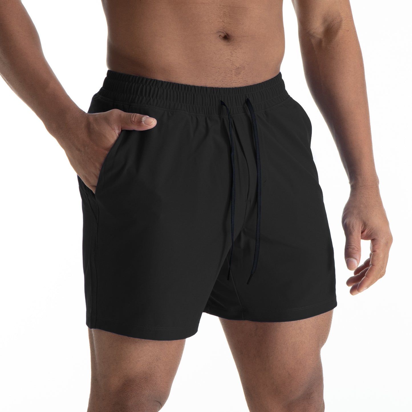 Men's Exercise Mesh Stitching Casual Quick-drying Shorts