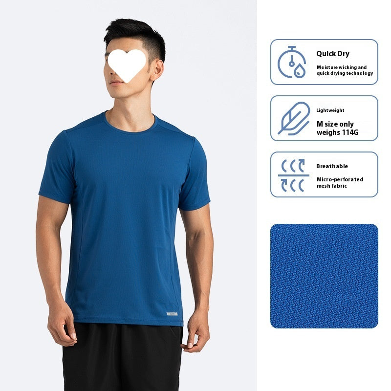 Men's Sports And Fitness Running Quick-drying Breathable T-shirt