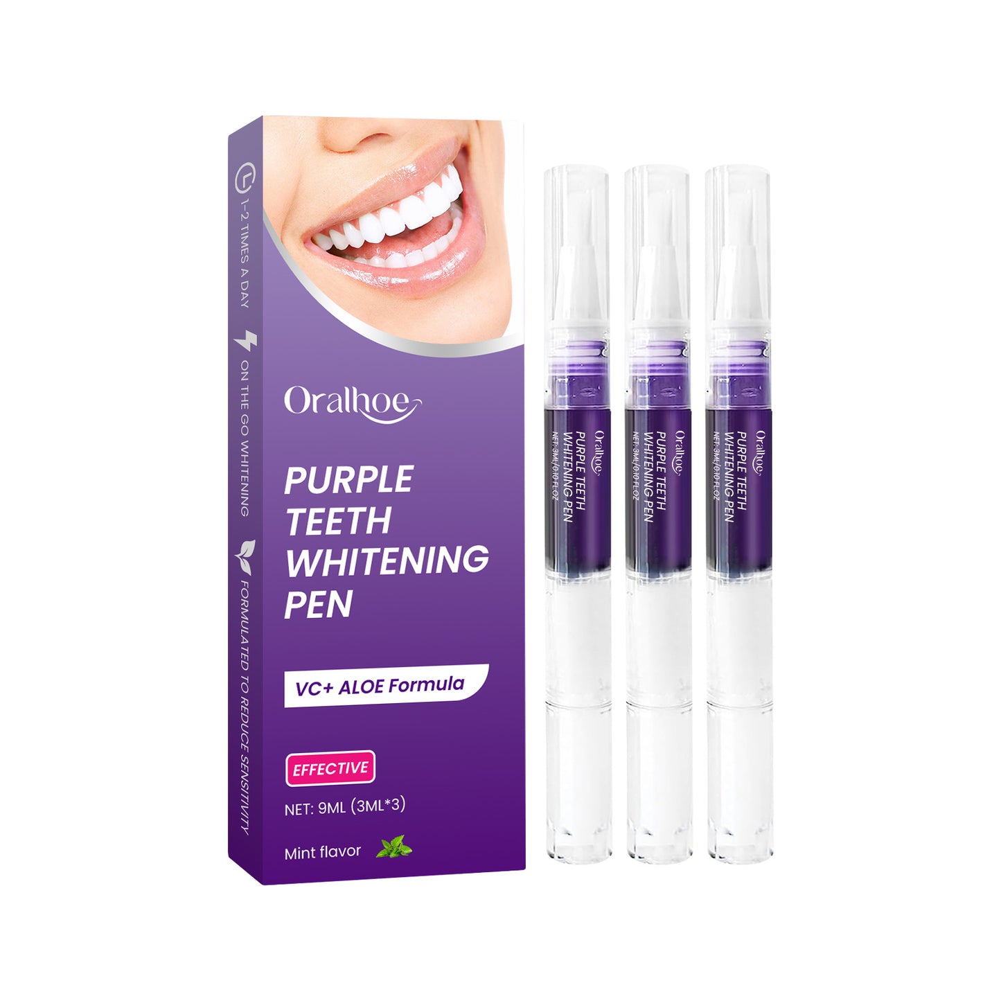 Purple Tooth Care Pen Clean Oral Fresh And Comfortable