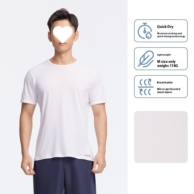 Men's Sports And Fitness Running Quick-drying Breathable T-shirt