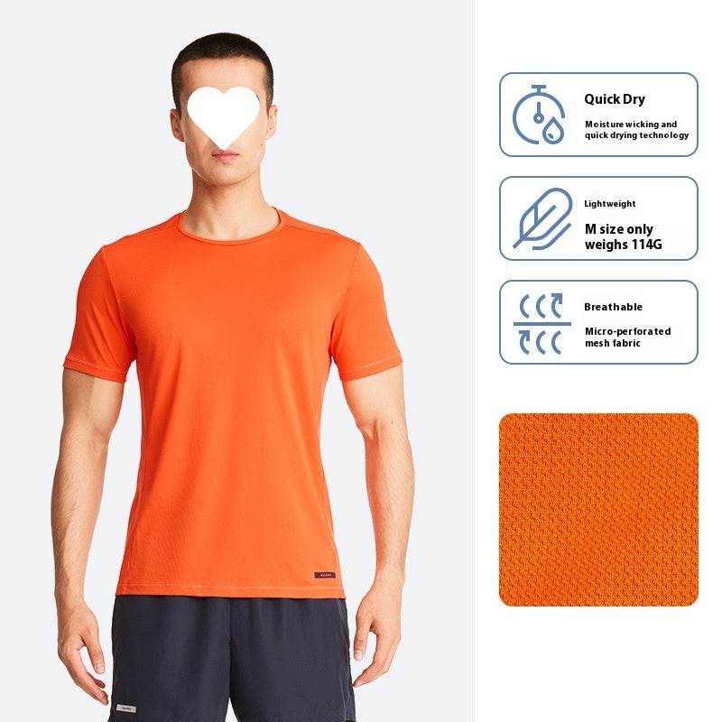 Men's Sports And Fitness Running Quick-drying Breathable T-shirt